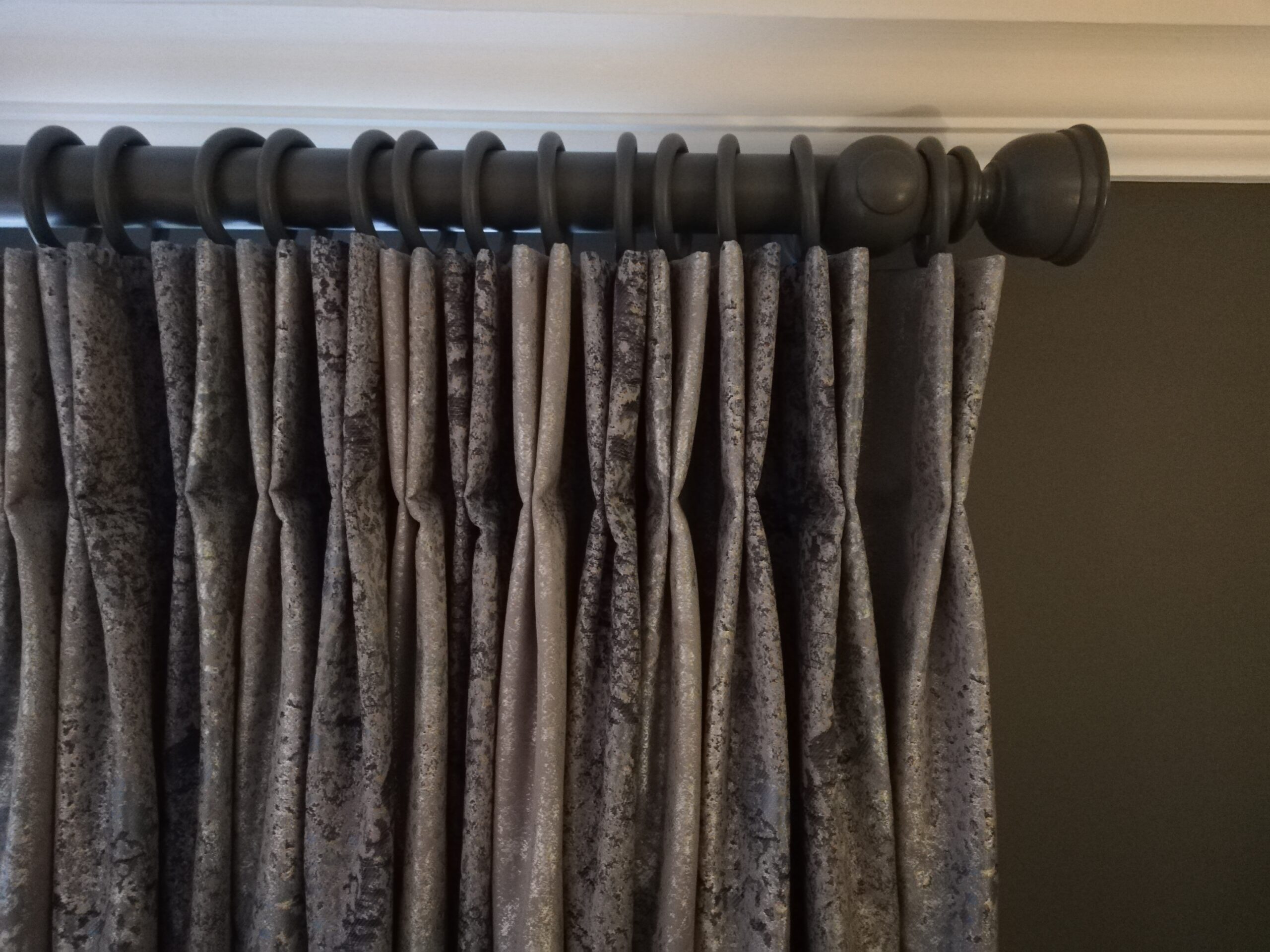 Bespoke Painted Curtain Pole